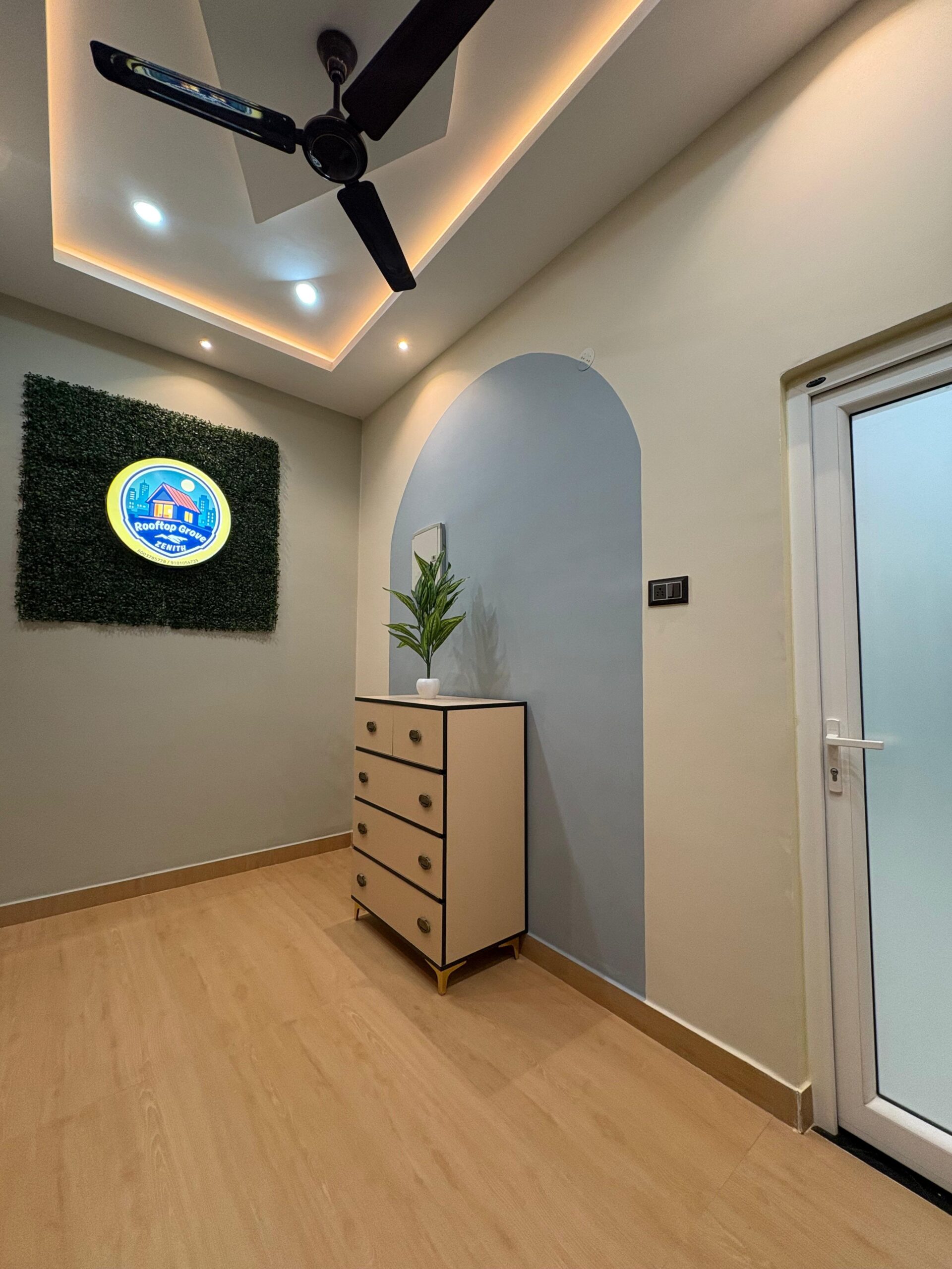 open space with logo view 1